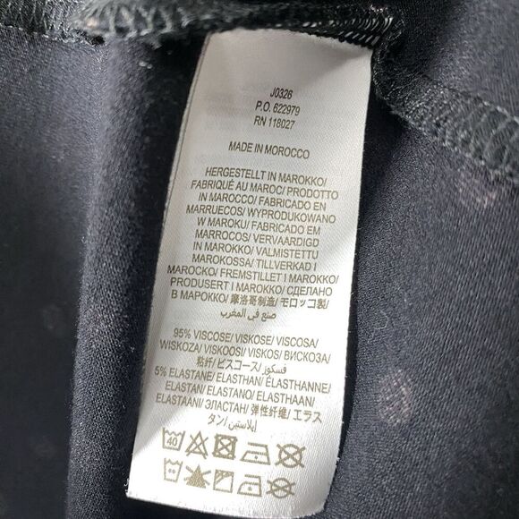 Boden Amelie Jersey Dress Polka Dot Black Pink Sz 10 petite 10P Office casual - Picture 10 of 11